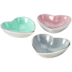 Orvieto enamelled aluminium heart bowl
