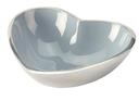 Orvieto enamelled aluminium heart bowl blue 1