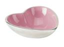 Orvieto enamelled aluminium heart bowl pink 2