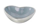 Orvieto enamelled aluminium heart bowl blue 3