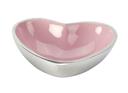 Orvieto enamelled aluminium heart bowl pink 3